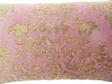 Rare Pair of Pink c1910 Fortuny Fabric Pillows in his “Dandolo” Pattern