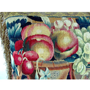 French Beauvais Tapestry Fragment depicting Fruit & Urn
