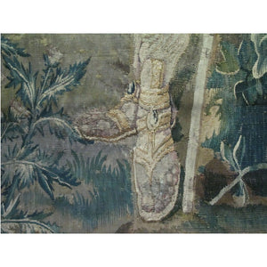 Flemish 18th Century Tapestry of a Hunter in The Forest