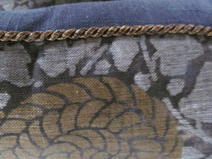 Pair Fortuny 1920s "Clamys" Design in tightly Woven Twill with Knot Motif