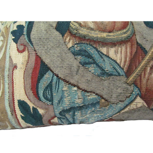 Brussels Tapestry Fragment Pillow of a Prince or King, Baroque Period