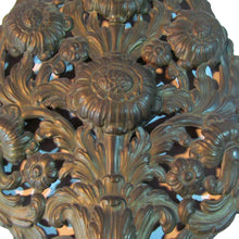 Pair of Belgian 18th Century Brass Repoussé Flame Shield Reflectors